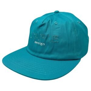 Staple Pigeon Men's Logo Embroidered Unstructured Snapback Hat Cap in Aqua